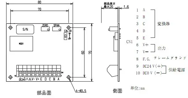 CSA-521尺寸图